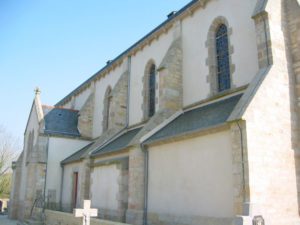 Enduit de l'église de Plouarzel