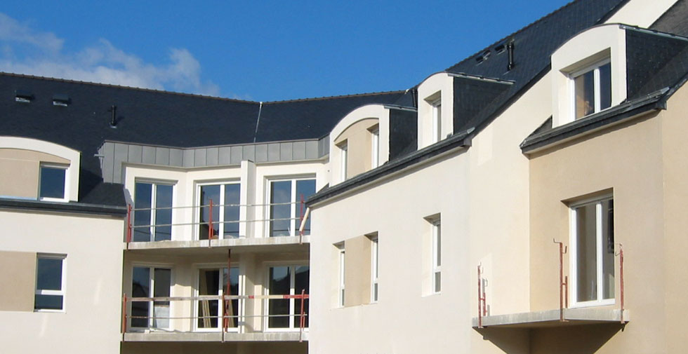 Enduits de façade extérieure