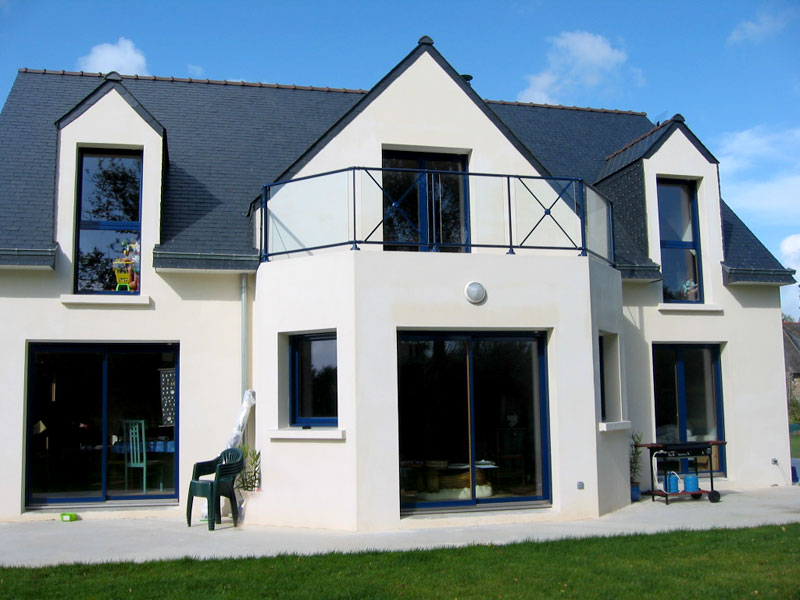 enduit de maison neuve à Riec sur Belon