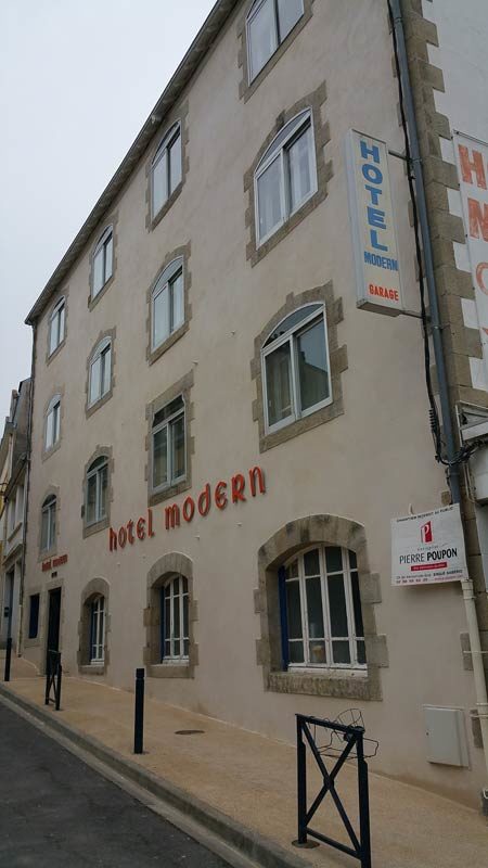Rénovation de la façade d'un hotel
