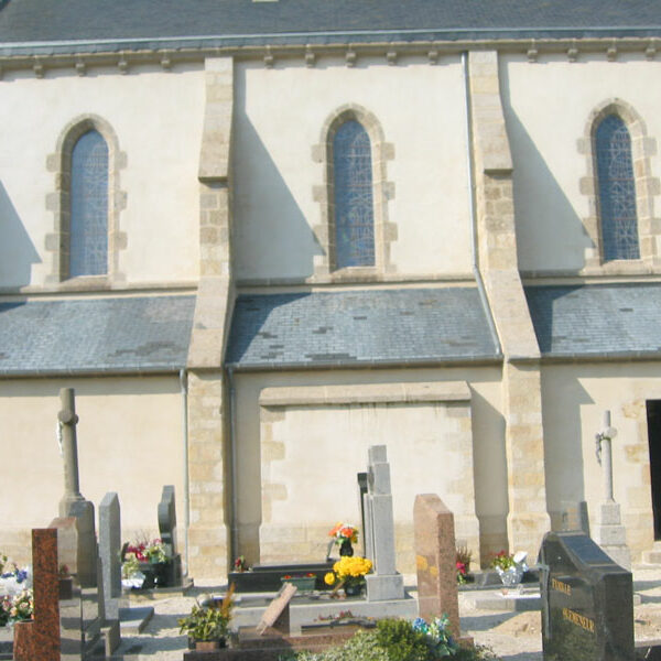 Enduit de l'église de Plouarzel